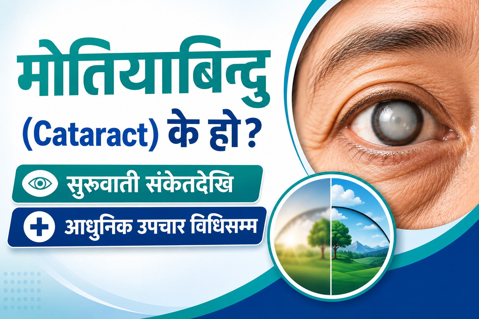 मोतियाबिन्दु (Cataract) के हो? सुरुवाती संकेतदेखि आधुनिक उपचार विधिसम्म